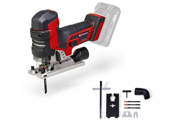Akku-Stichsäge EINHELL TP-JST 18/135 , rot (rot, schwarz), B:7,1mm H:18,2mm L:24,4mm, Sägemaschinen, Akku-Stichsäge, Einhell Professional, ohne Akku und Ladegerät