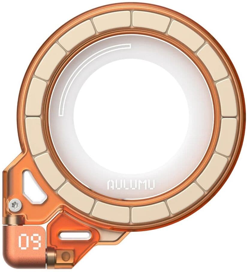 AULUMU Magnetisk Roterbar & Justerbar Mobilholder - MagSafe Kompatibel - Orange