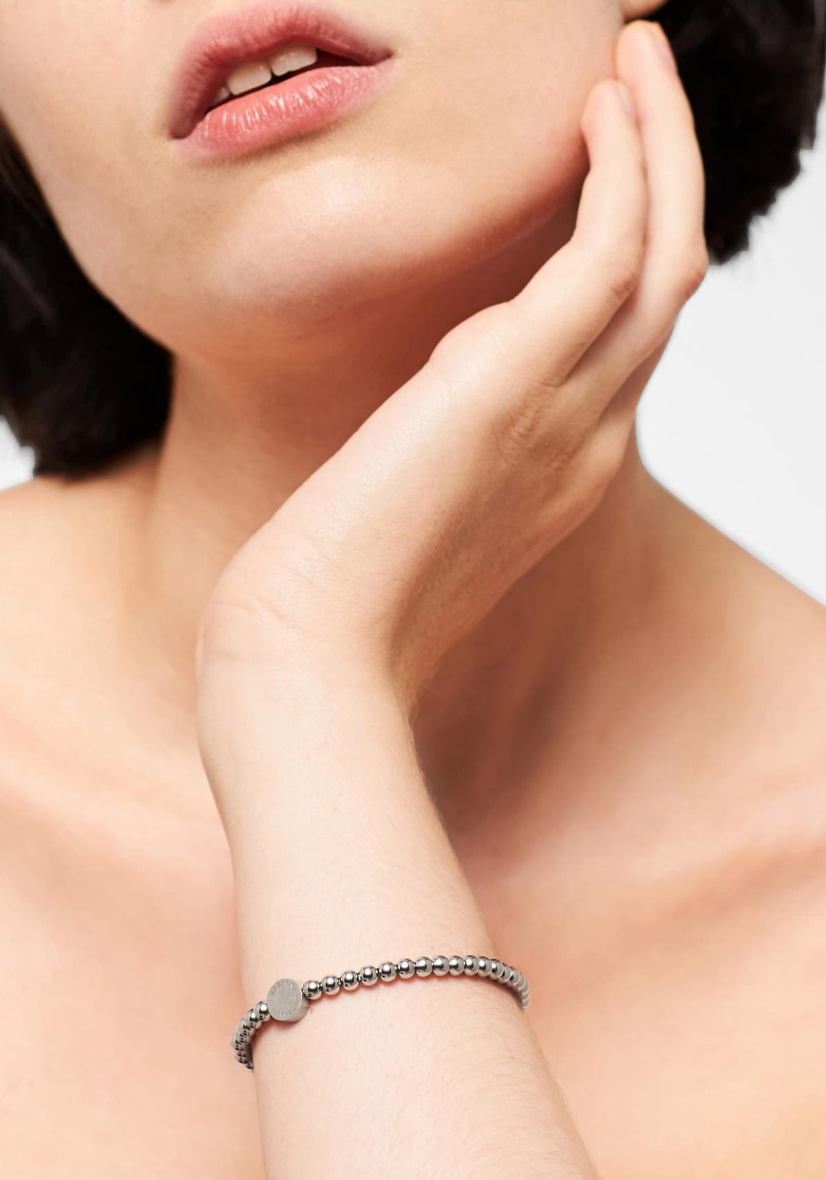 Armband LIEBESKIND BERLIN "Schmuck Geschenk Armkette Zugarmband", silber (silberfarben), Armbänder, Damen, 16cm, Edelstahl, Armband silberfarben 16cm, Edelstahl