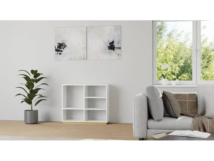 Meuble télévision sur mesure MDF mélaminé MDF Blanc mat