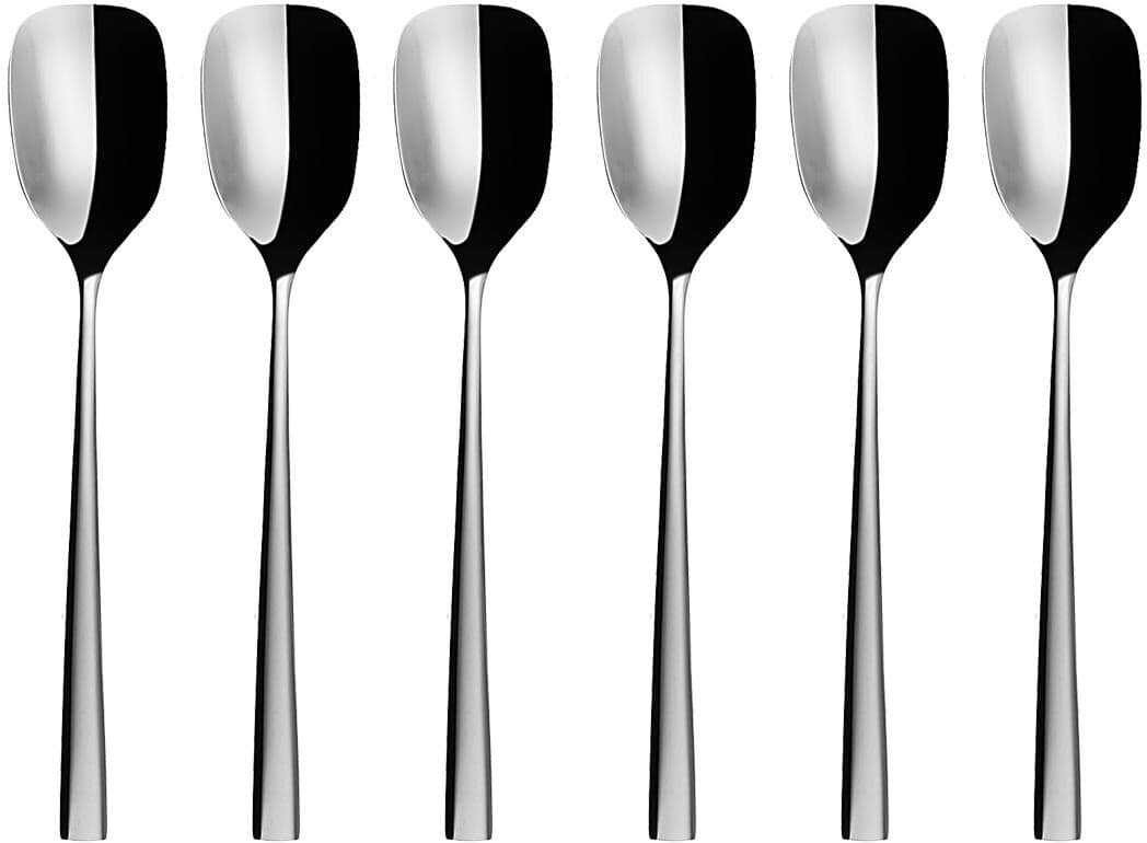 Besteck-Set SOLA "Eisschaufel 6 Stück, Silber", silber, Essbesteck-Sets, Besteck-Set silber Einheitsgröße