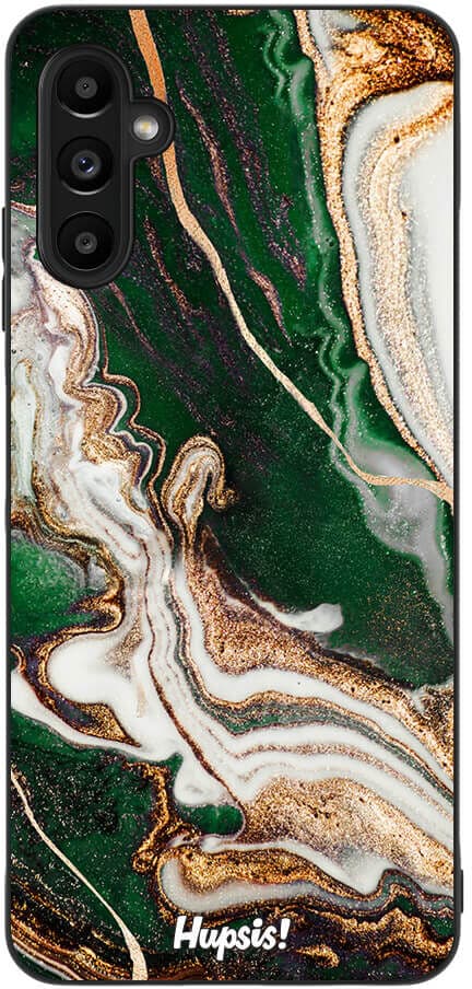Samsung Galaxy A17 Hupsis Kuosi Suojakuori, Smaragdivirta