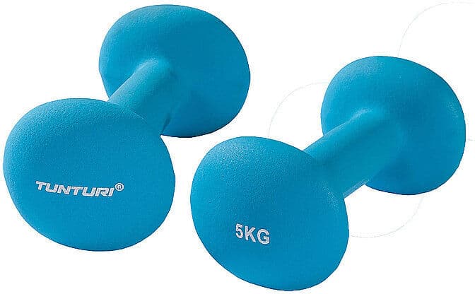 TUNTURI Kurzhantel-Set 5 kg blau B