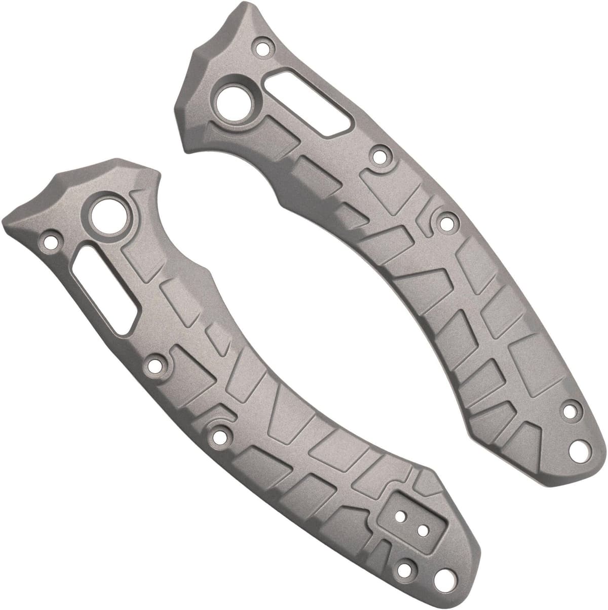 Okładziny Lex Custom Microtech Amphibian Scales AMPHGBB Glass Bead Polished Titanium
