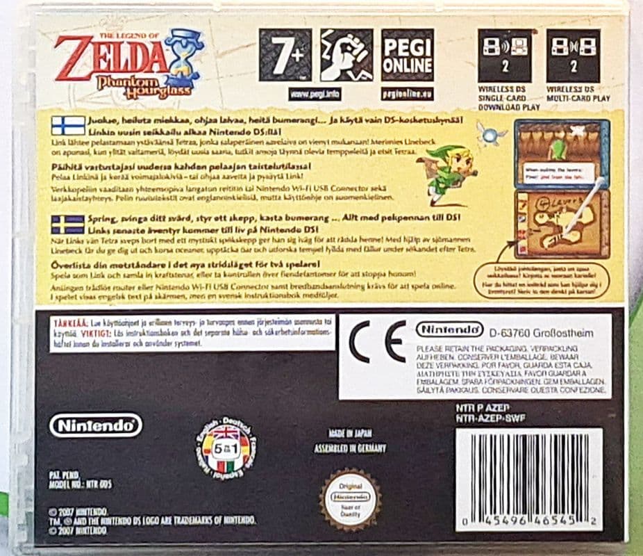 Legend of Zelda: Phantom Hourglass (EU) (CIB) DS (Käytetty)
