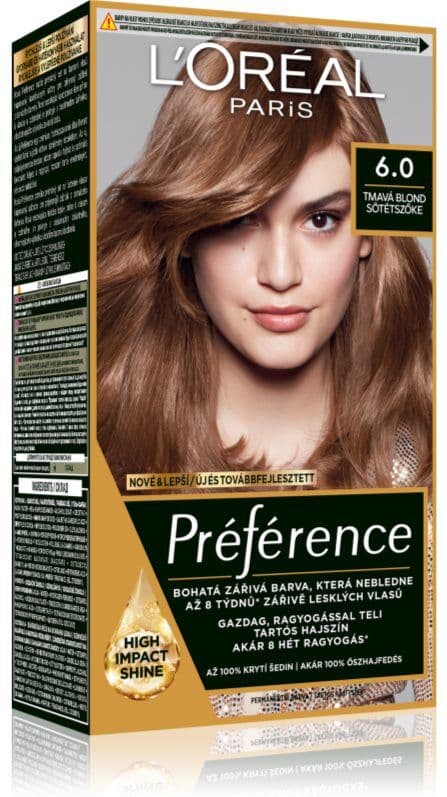 L’Oréal Paris Préférence coloration cheveux teinte 6.0 Dark Blonde 1 pcs