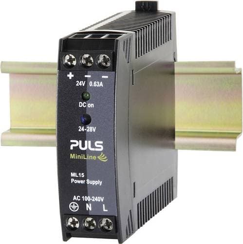 PULS ML15.241 Hutschienen-Netzteil (DIN-Rail) 24 V/DC 0.63A 15W Anzahl Ausgänge:1 x Inhalt 1St.