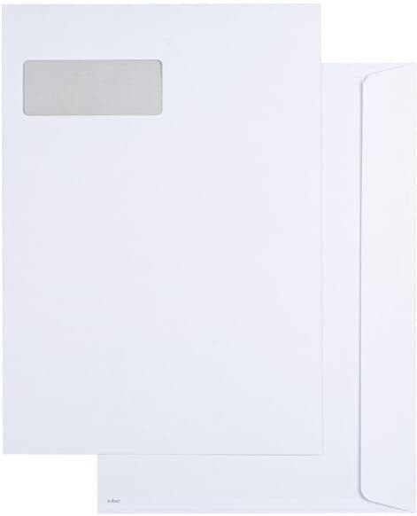 Kuvert SOBER C4 V2 PS 100g vit 500/fp