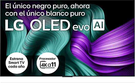 TV OLED 83" - LG OLED83M59LA, UHD 4K Inalámbrico, Procesador Inteligente α11 AI Processor Gen2, Smart TV, DVB-T2 (H.265), Rocky Black