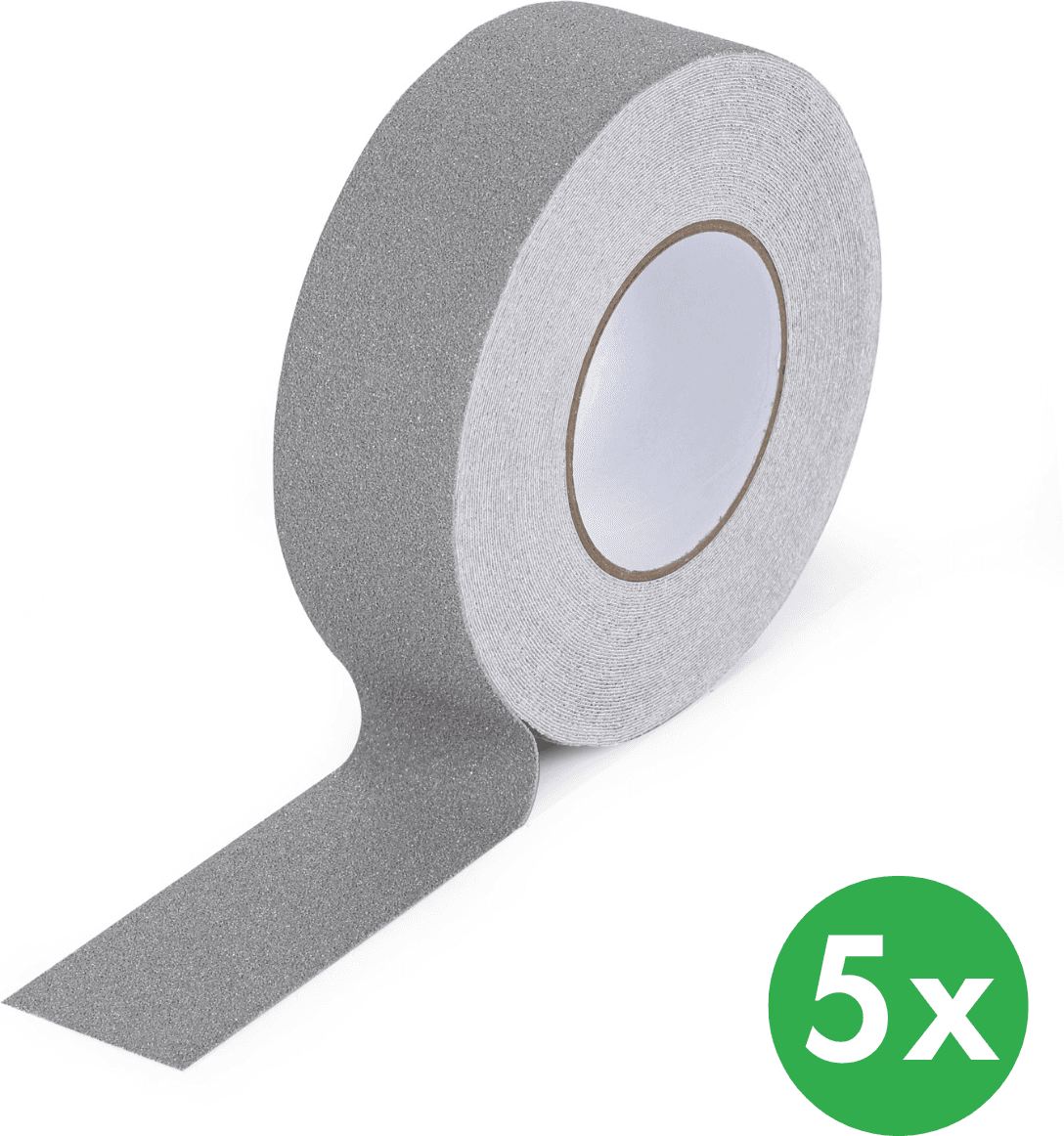 B2B Partner Antirutschband, Feinkorn, 50 mm x 18,3 m, 5 Stk, grau
