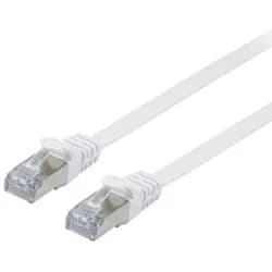 EQUIP 607614 Cat.6A U/FTP Flat Patchkabel, 5m, Weiß