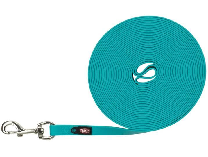 Hundeleine TRIXIE, blau (türkis), B:1,7cm L:10m, Kunststoff, Polyester, Leinen, Hundeleine