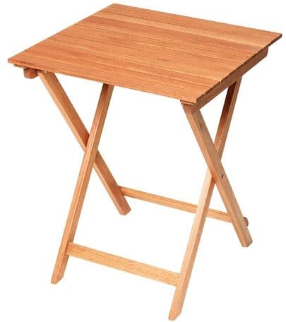 Gartentisch MERXX "Porto", braun, B:60cm H:74cm T:60cm, Tische, Gartentisch, 60x60 cm, klappbar