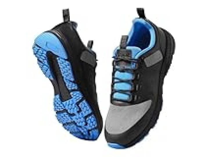 VEVOR Chaussures de Cross-Training, Pointure US 10, Baskets Largeur M, avec Soutien Voûte Plantaire, Lacets Réglables, pour Course, Entraînement, Gymnastique, Promenade du Chien, Haltérophilie, Noir