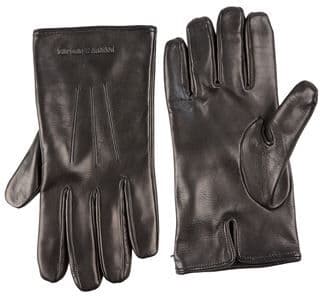 Emporio Armani Guantes Hombre Negro L,S,XL Hombre