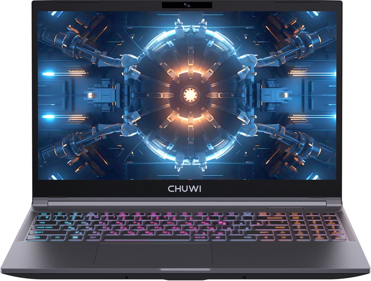 Portátil GT Book de 15,6" IPS 144Hz i5-12450H, 16 GB/512 GB, RTX3050 Windows 11 Pro - CHUWI
