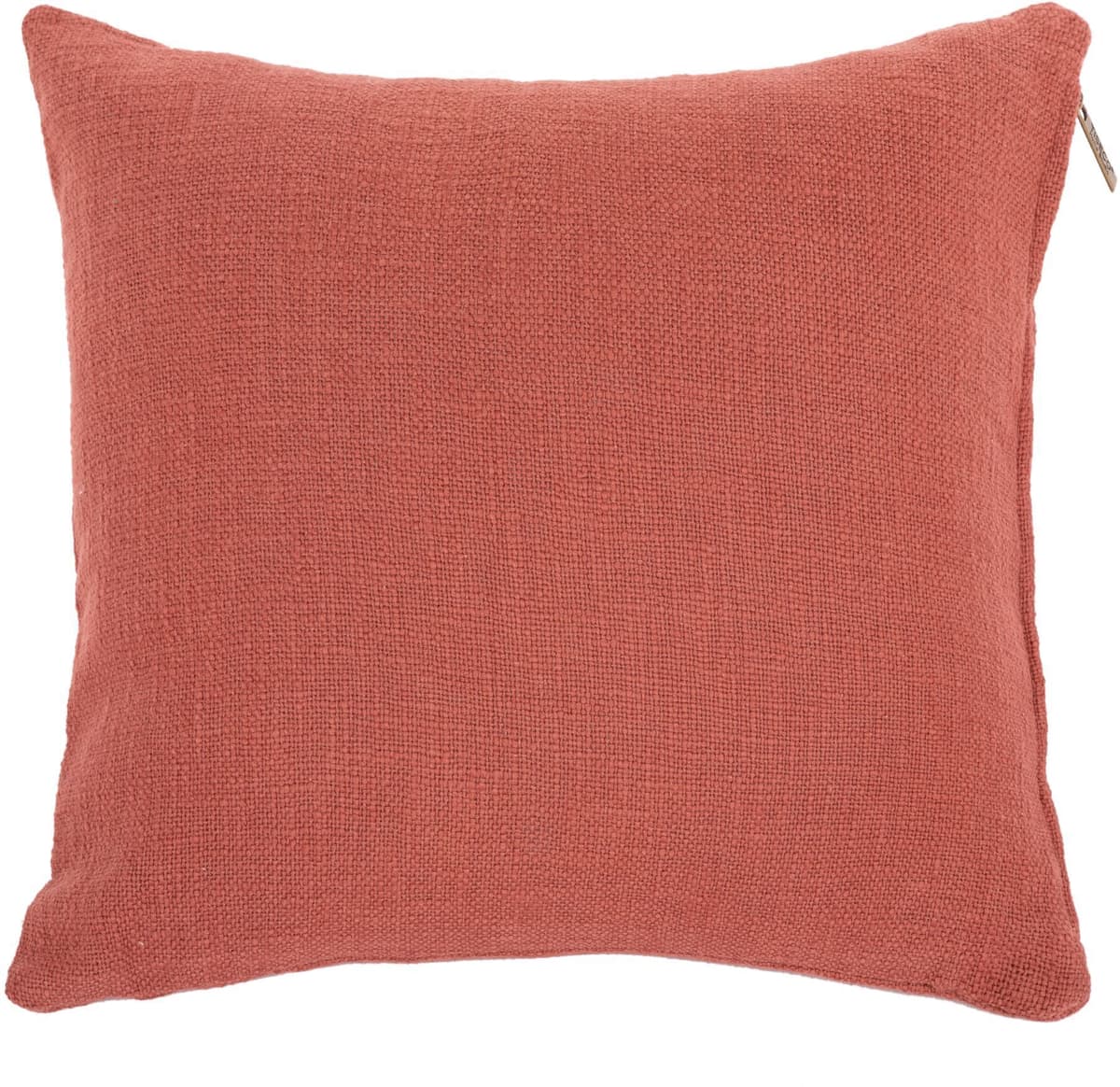Tirolix Cuscino in Cotone Slub 45 x 45 cm Ruggine