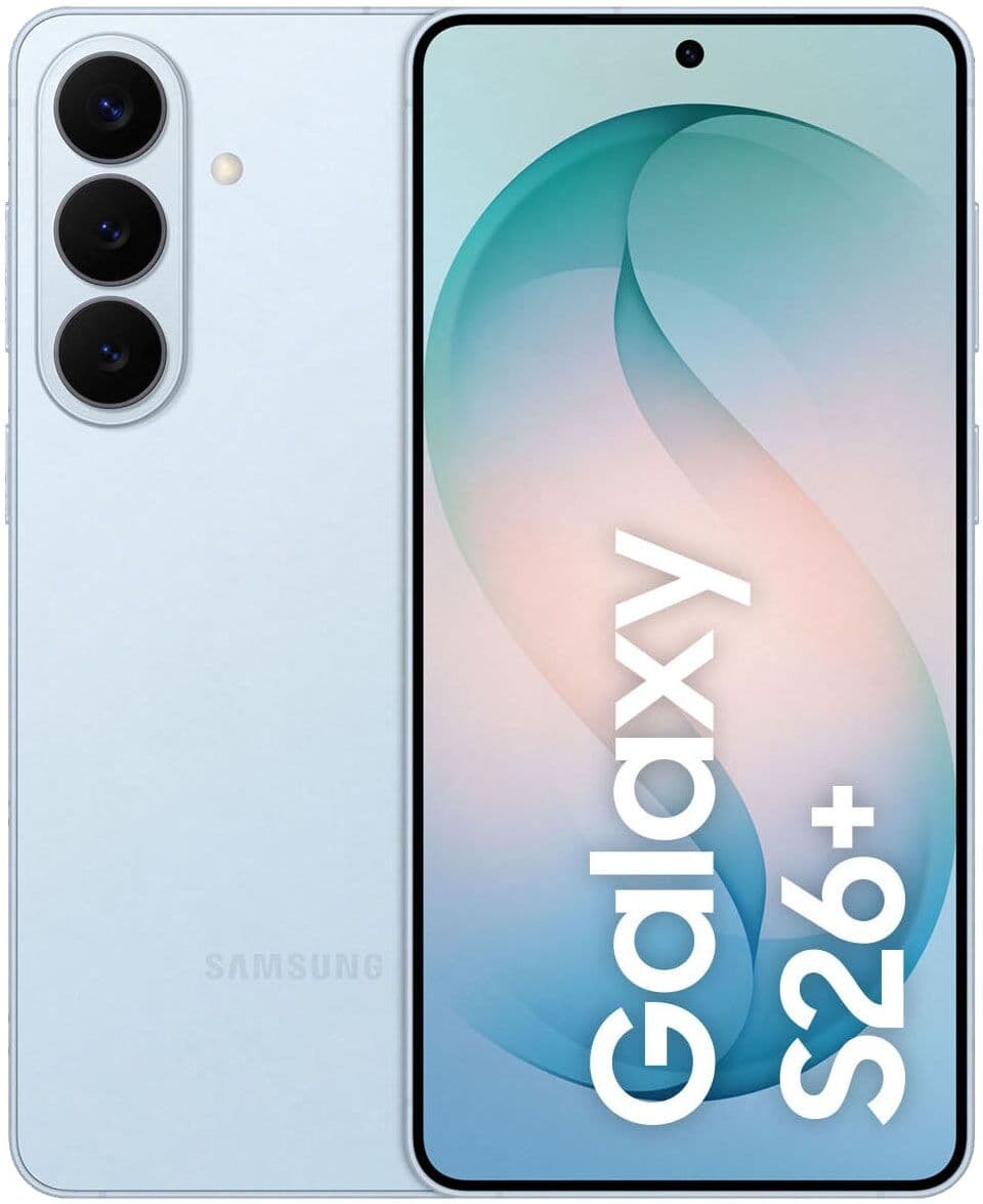 SAMSUNG Smartphone "Galaxy S26+", Energieeffizienz: A (A-G), weiß (sky blau), 512 GB, Mobiltelefone, Topseller