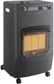 Vente-unique Chauffage au gaz mobile et pliable - Noir - CASODY