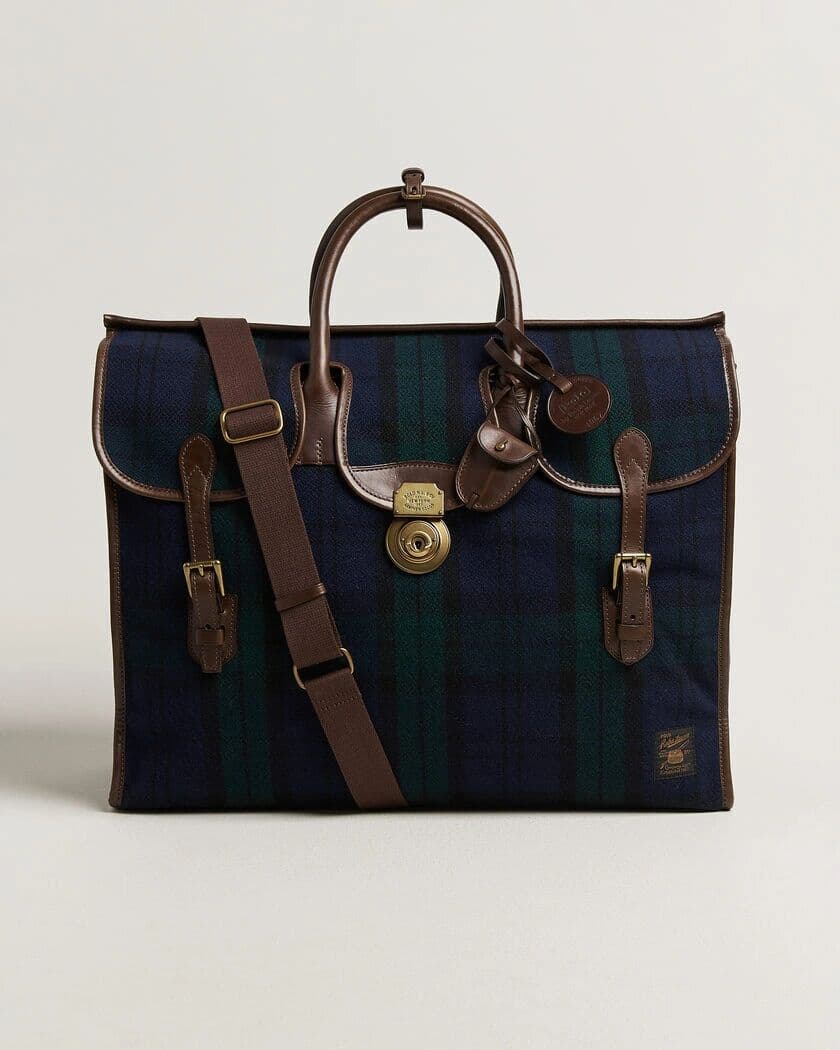 Polo Ralph Lauren Weekender Luggage Bag Blue/Green Multi