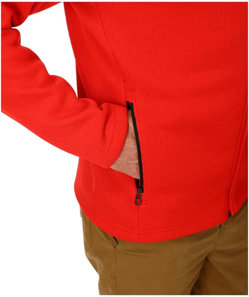 Forro Polar Con Cremallera Wengen Bandit Spyder Red XL