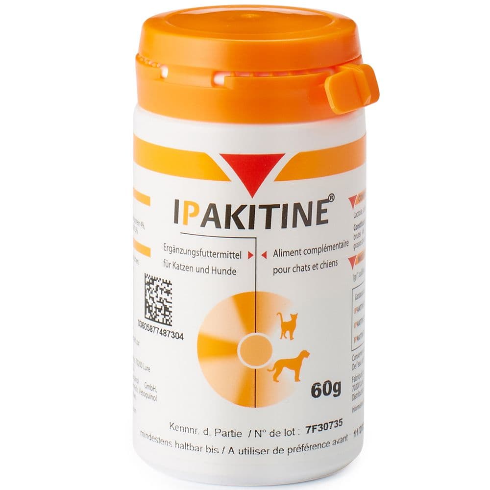 Ipakitine Ergänzungsfutterm.Pulver f.Hunde/Katzen 60 g Pulver