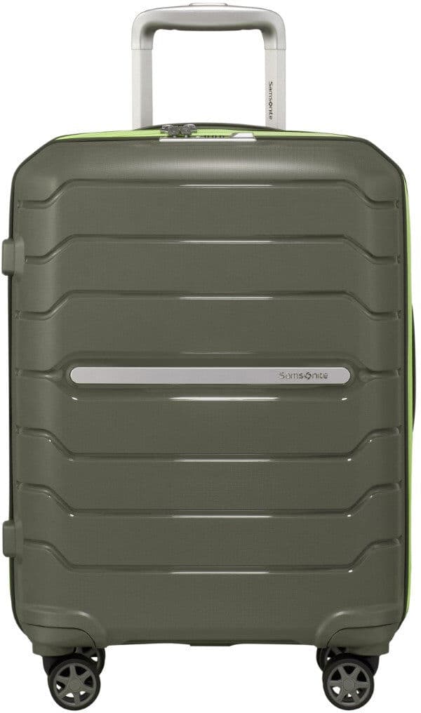 Samsonite Flux 55cm 4-Wheel Expandable Cabin Case - Dark Olive