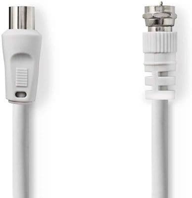 Nedis Coax Kabel 1.5 Meter-Wit (Diversen) Nieuw