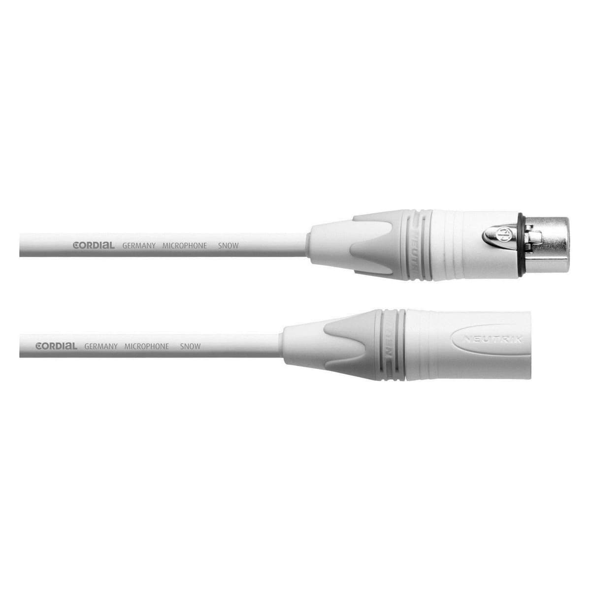Cordial CXM 10 FM-SNOW - Mikrofon-Kabel NEUTRIK (10 m, XLR Kabel) (CXM 10 FM-SNOW)