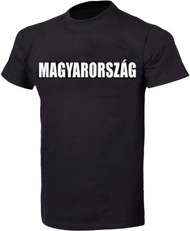 Football Fanshop Magyarország póló M - Fekete Ajándéktárgyak
