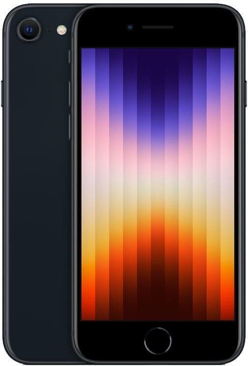 Apple iPhone SE (2022)   256 GB   Dual-SIM (2 x eSIM)   Minuit - Refurbished