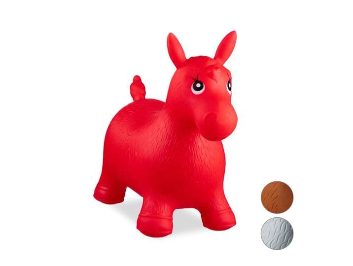 Hüpftier Pferd Rot