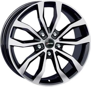 Autec Uteca Silver 8.5x19 ET 40 5/114.3 Alufelge Schwarz
