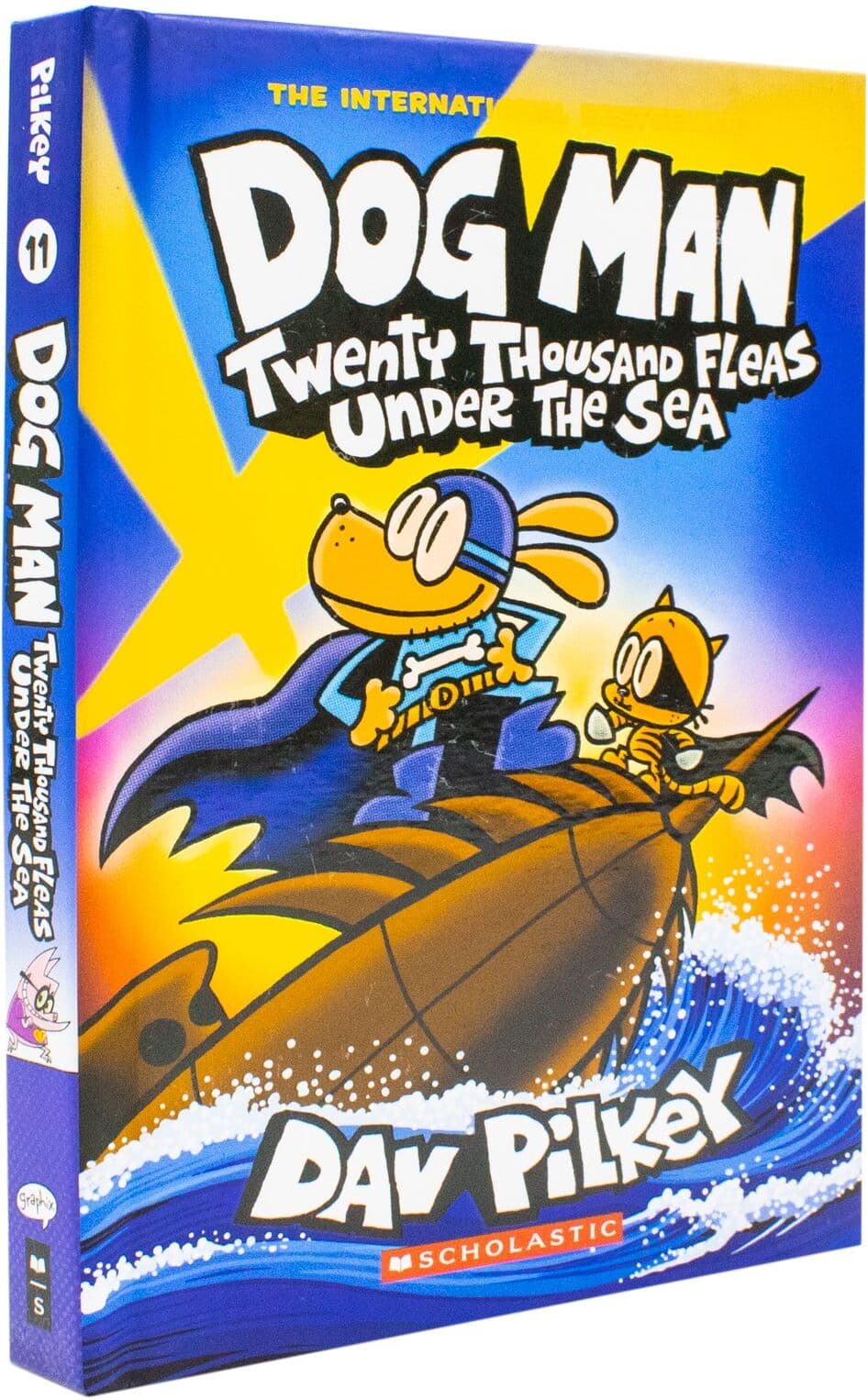 Scholastic Dog Man 11: Twenty Thousand Fleas Under the Sea (the latest full colour book in the million-copy selling Dog Man series!) by Dav Pilkey