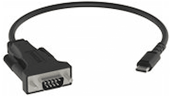 VISION Professional installation-grade USB-C to Serial RS-232
