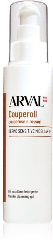 Arval Couperoll Dermo Sensitive Micellar Gel μικυλλιακό καθαριστικό τζελ για ευαίσθητη επιδερμίδα με τάση για κοκκίνισμα 150 ml