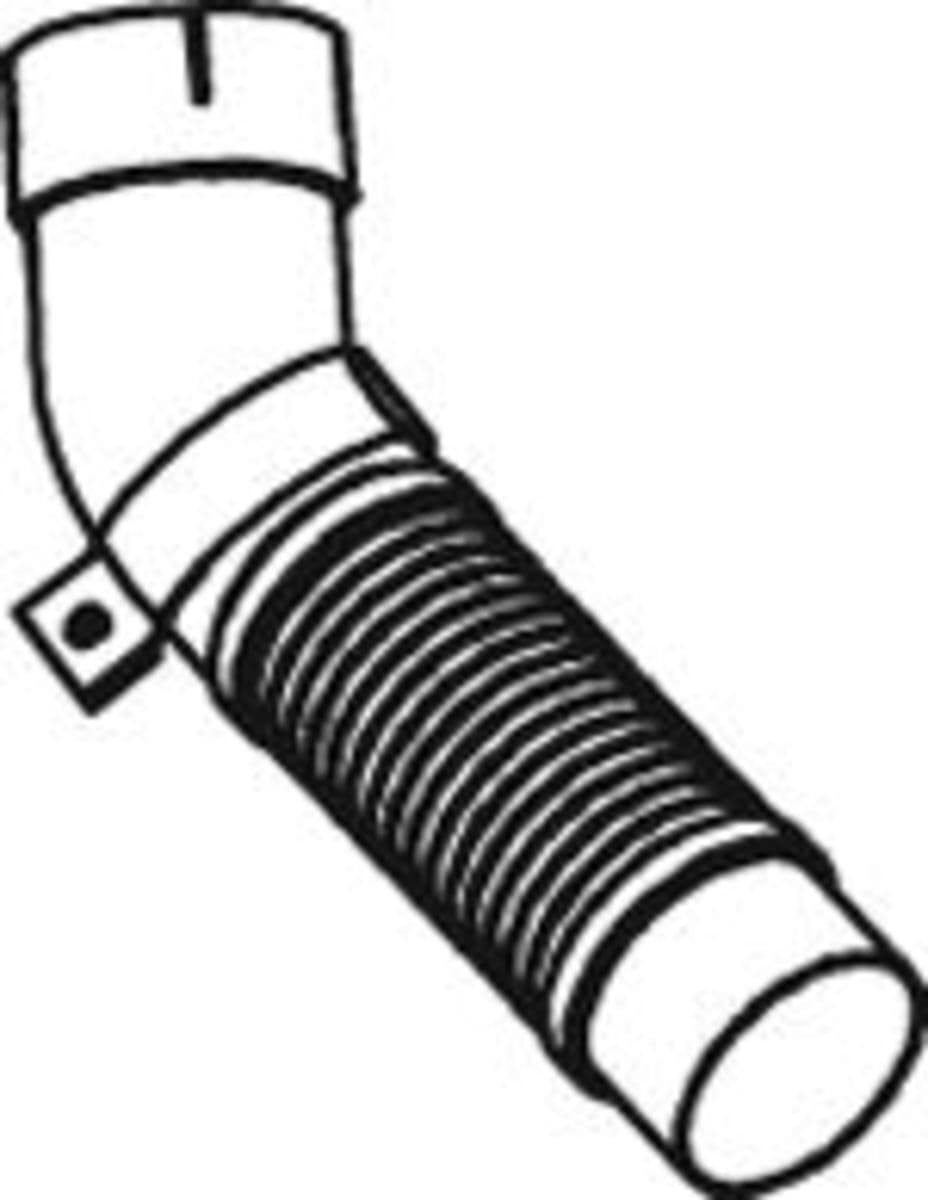 Dinex Kit di montaggio, tubo di scarico 54180