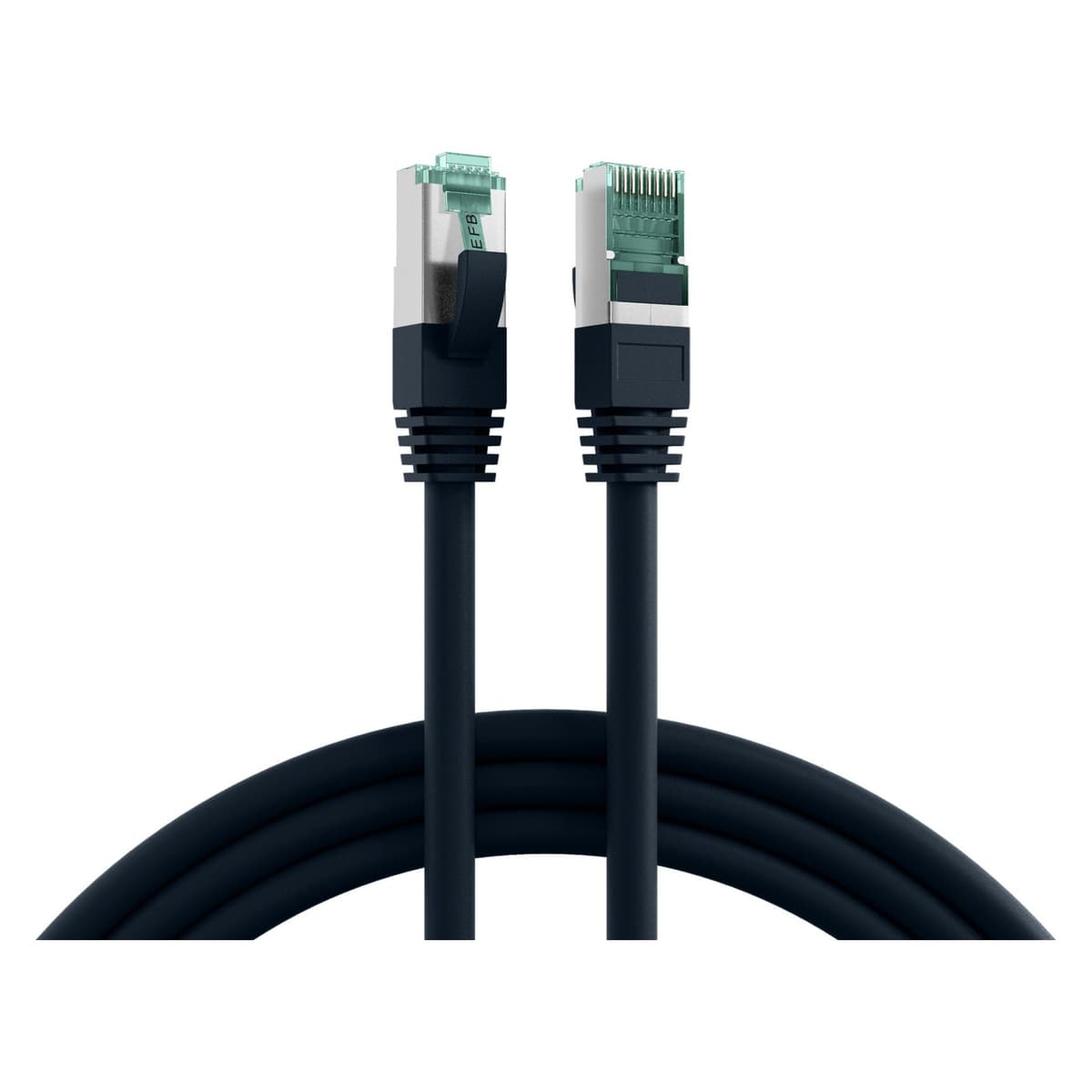 EFB Elektronik Netzwerkkabel (S/FTP, CAT6a, 2 m) (MK6001.2B)