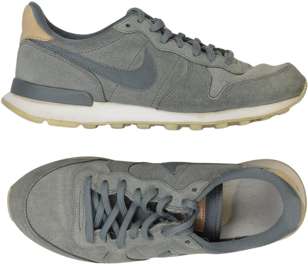 Nike Damen Sneaker, Grau, Gr. EU 38.5, kein / Etikett - Second Hand