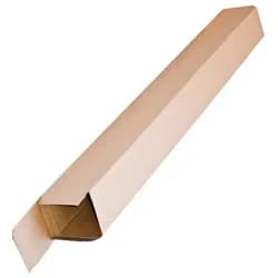 150 Stück Versandhülsen 1-wellig 75 x 75 x 1000 mm braun