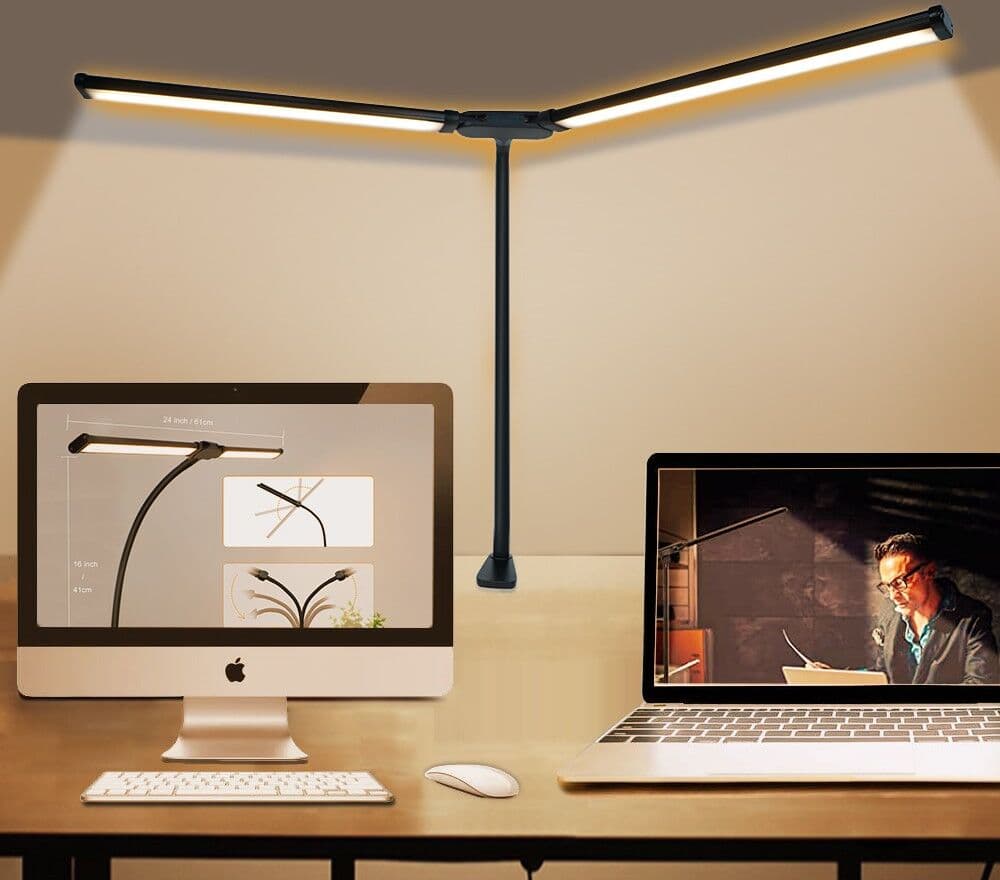 B2B Partner Stolná LED lampa BRILIA, svorka