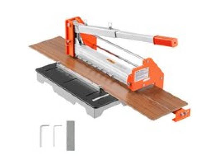 VEVOR vinylsnijder 304,8 mm, laminaatsnijder met een snijdikte van 16 mm, met hendel van aluminiumlegering en telescopische steunplaat, voor het snijden van parket, LVT, VCT, SPC, LVP en WPC.