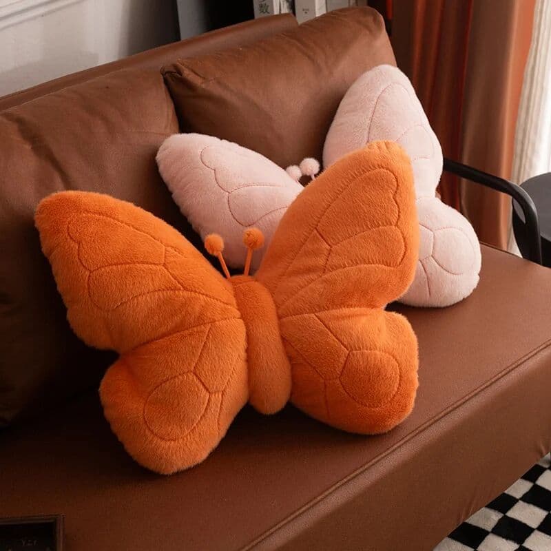 cxf Butterfly Pillow Office Pillow Living Room Bow Bedroom Car Sofa Cushion Home Dopamine Butterfly Cushion Room Decor