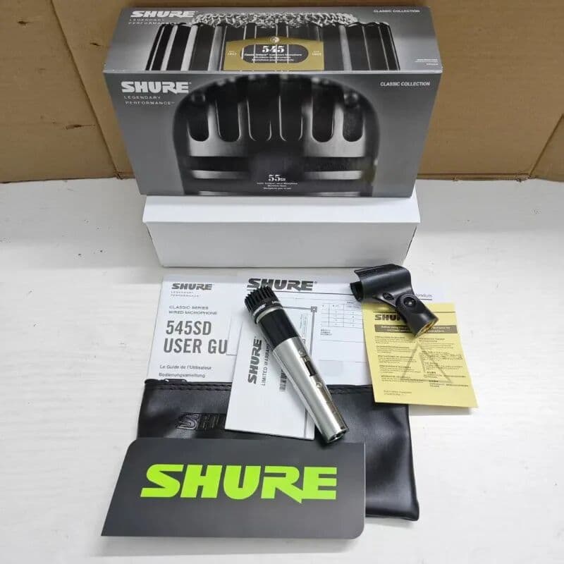 Shure SM57 545SD Professional Dynamic Guitar Instrument Microphone Recording Live Performance Classic Commemorative Item 545SD