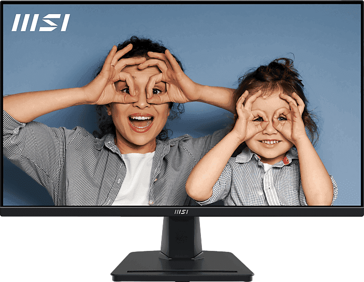 Monitor - MSI PRO MP275Q, 27" WQHD, 100 Hz, 1 ms, IPS, Altavoces integrados, Plano, Tecnología EyesErgo