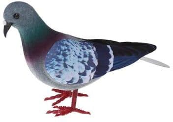 Uplift Treasures Artificial Dove Bird Decor Realistic Pigeon For Home And Events b (1pc)