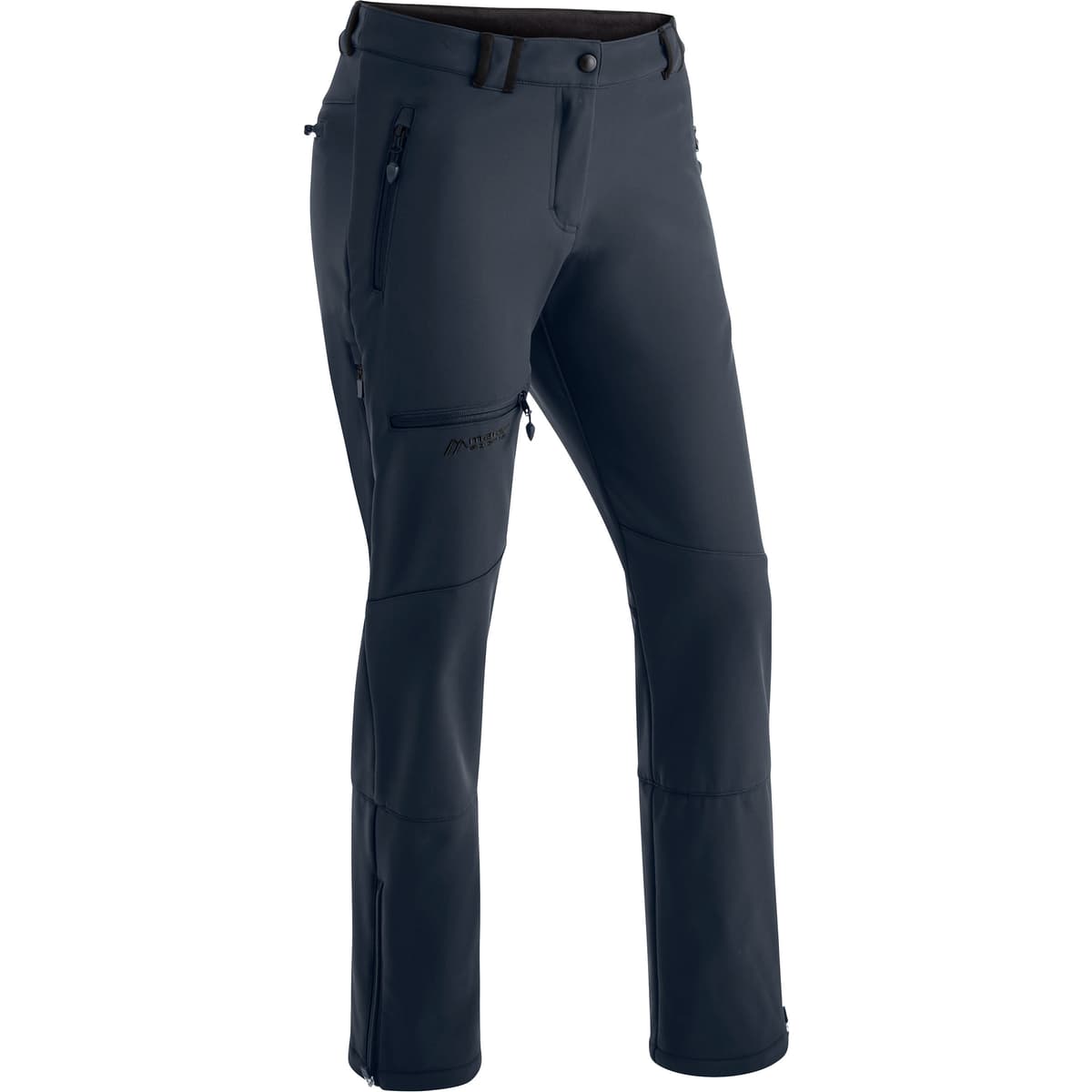 Maier Sports Adakit Hose Damen Softshellhose grau Größe L Camping Elastisch Wasserabweisend