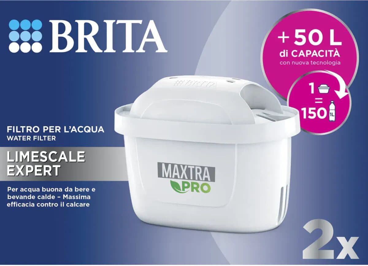 Brita Maxtra Pro Kalkfilter 2-Pakk