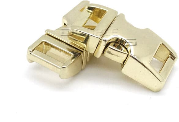 Annan Tillverkare Paracordlås Metall - XS (Färg: Guld)