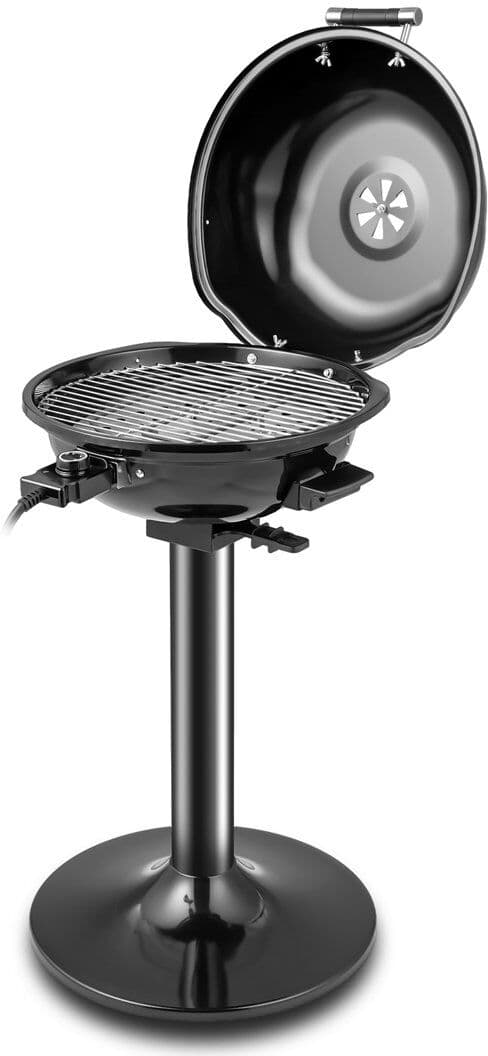 Casart 45cm W x 47cm D Portable Single Burner Electric Grill Black